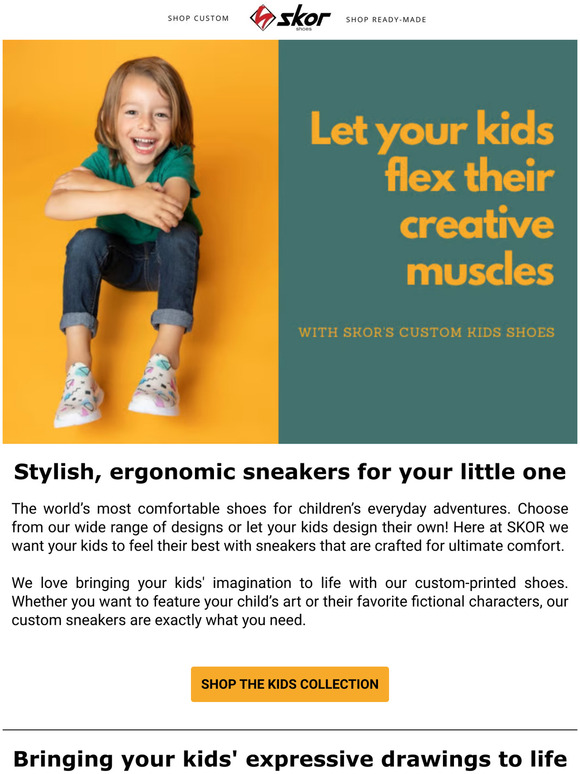 All eyes on SKOR: The best sneakers for kids.