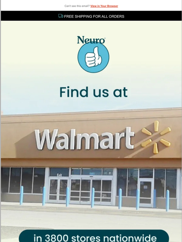 Neuro Inc. Pick up Neuro on your next Walmart run Milled