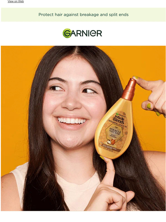 Garnier Croatia : Get 10 benefits in 1 with Whole Blends Miracle Nectar