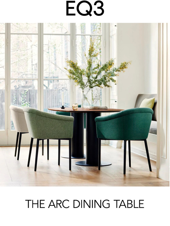 EQ3 Introducing the Arc Dining table Milled