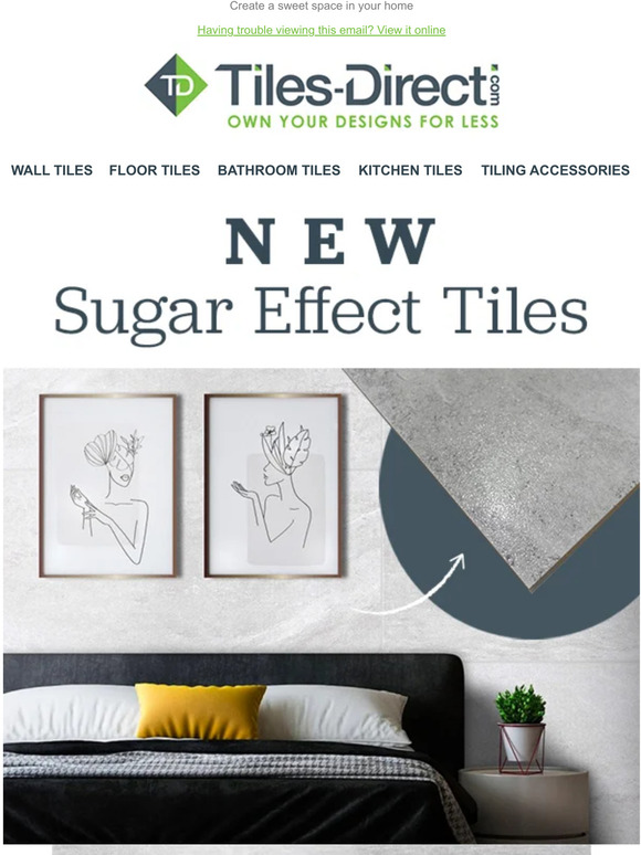 NEW Sugar Effect Tiles Milled