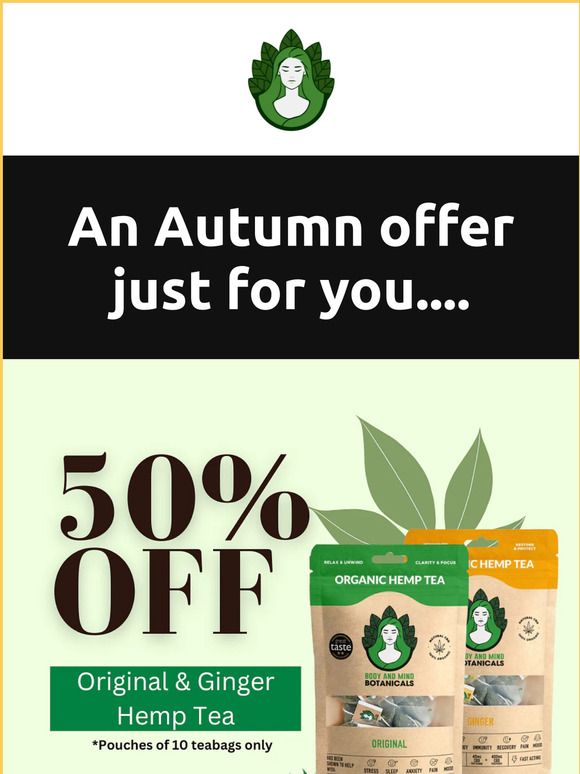50% OFF Tea OFFER!