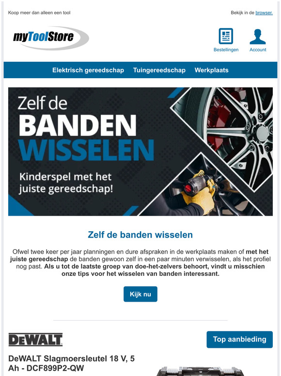 MyToolStore.nl online shop voor elektrisch gereedschap van diverse