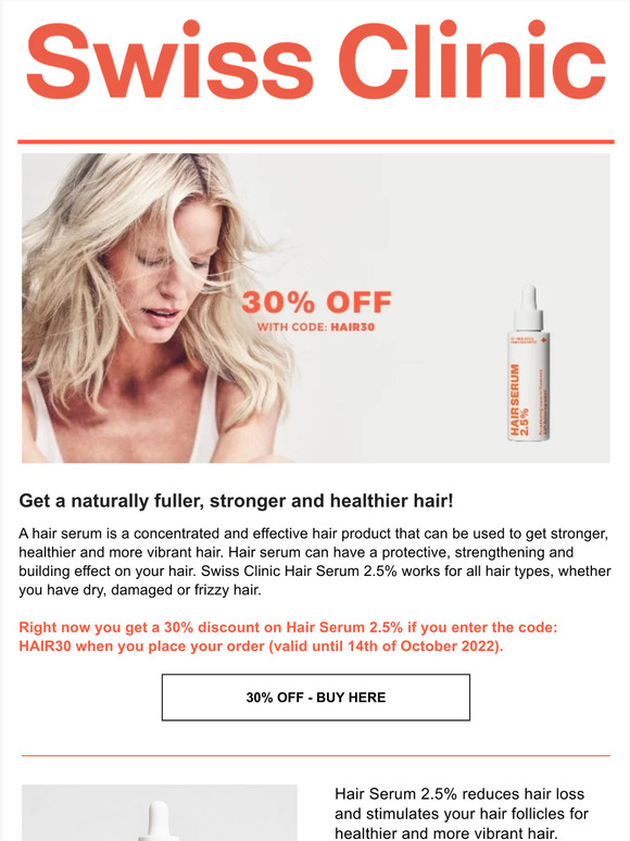 Hair Serum 2.5% 🧡 30% off!