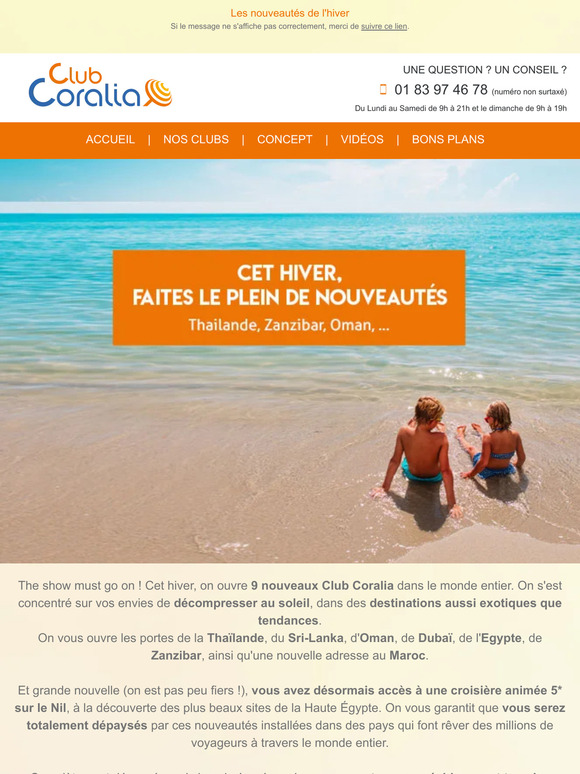 Cet hiver faites le plein de nouveautés ! 