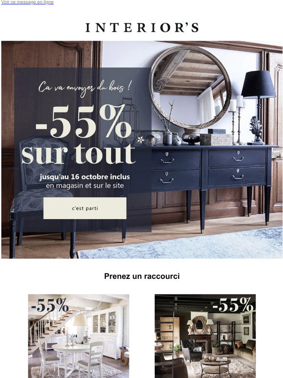 Interiors: -55% sur TOUT* : 4 jours immanquables | Milled