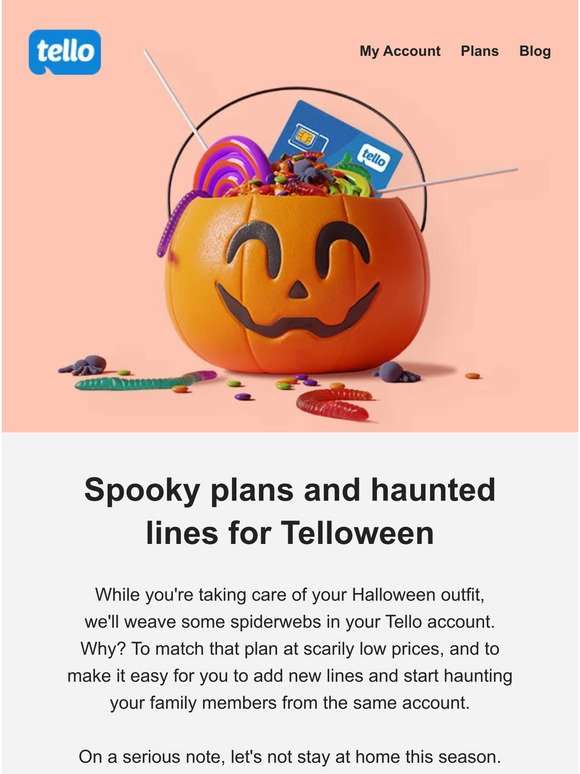 🔵  Telloween and Samsung giveaway