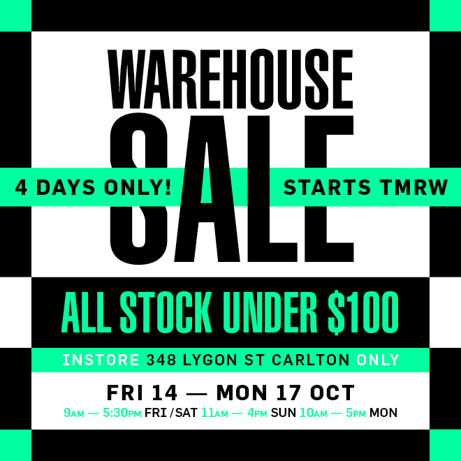 Skin and Threads WAREHOUSE SALE 4 Days Only Starts Tmrw Carlton