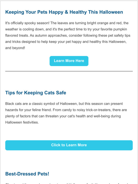 October Tips & Tricks From MetLife Pet Insurance