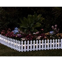 Solar Border Picket Fence