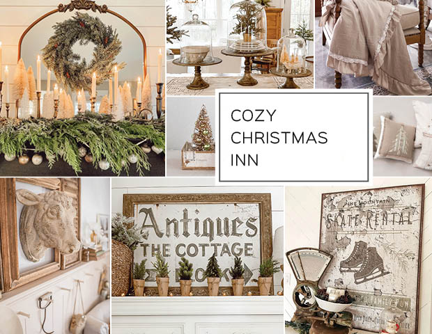 Antique Farmhouse: ️{COZY CHRISTMAS INN} event launched... | Milled