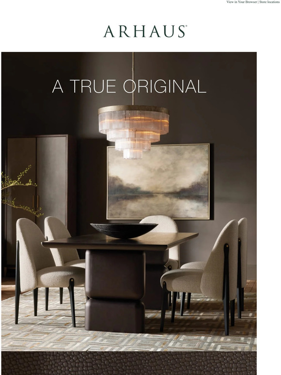 Arhaus Introducing the Perth Dining Table Milled