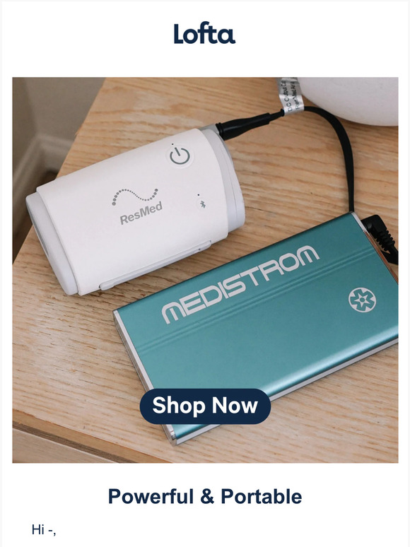 LOFTA 🛫 The Best CPAP Battery For Camping (And Airplanes?) Milled