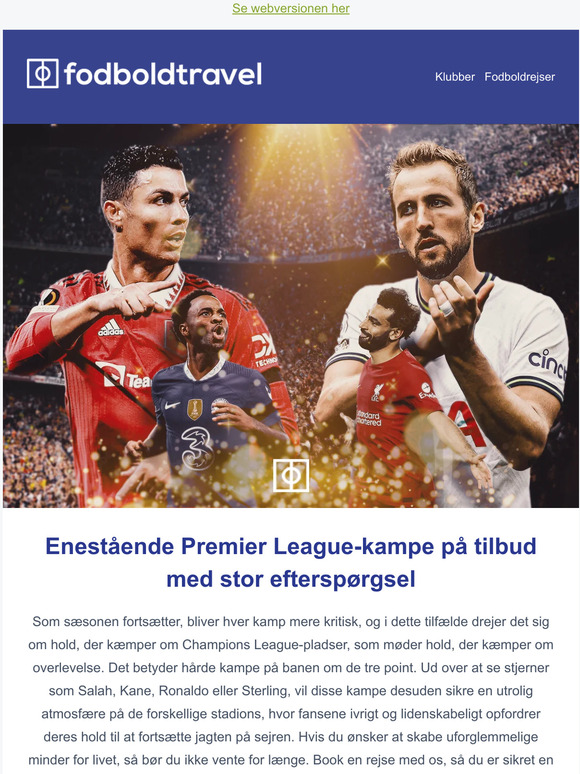 Enestående Premier League-kampe på tilbud med stor efterspørgsel