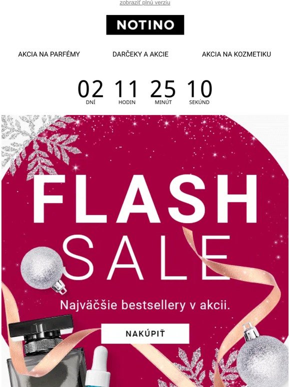 Dvojitá radosť: Flash Sale + 15 % zľava na pleťovú a vlasovú starostlivosť. 🥳