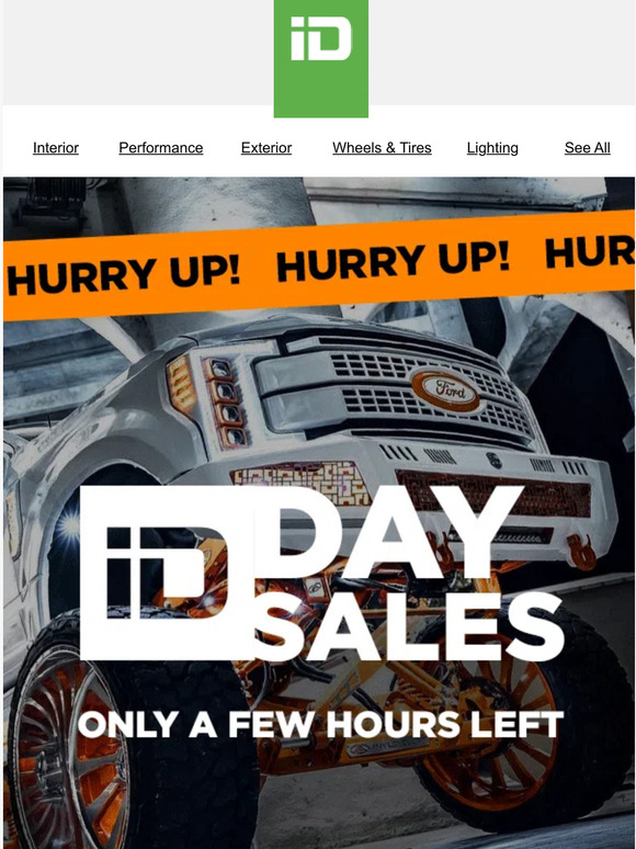 3, 2, 1... iD Day Sale Ends Soon ⏰
