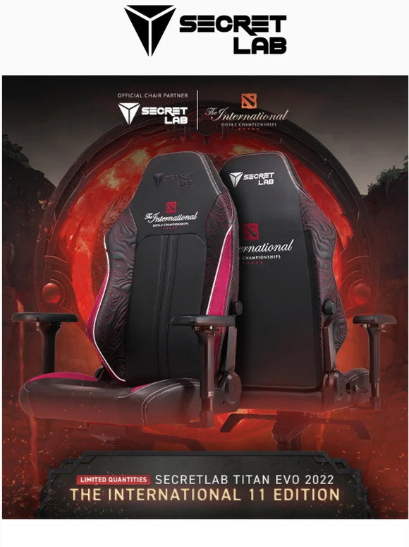 Secretlab: [LIMITED] The official Secretlab TI11 Edition is here | Milled