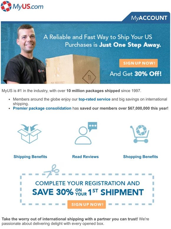 See how MyUS can help you save.