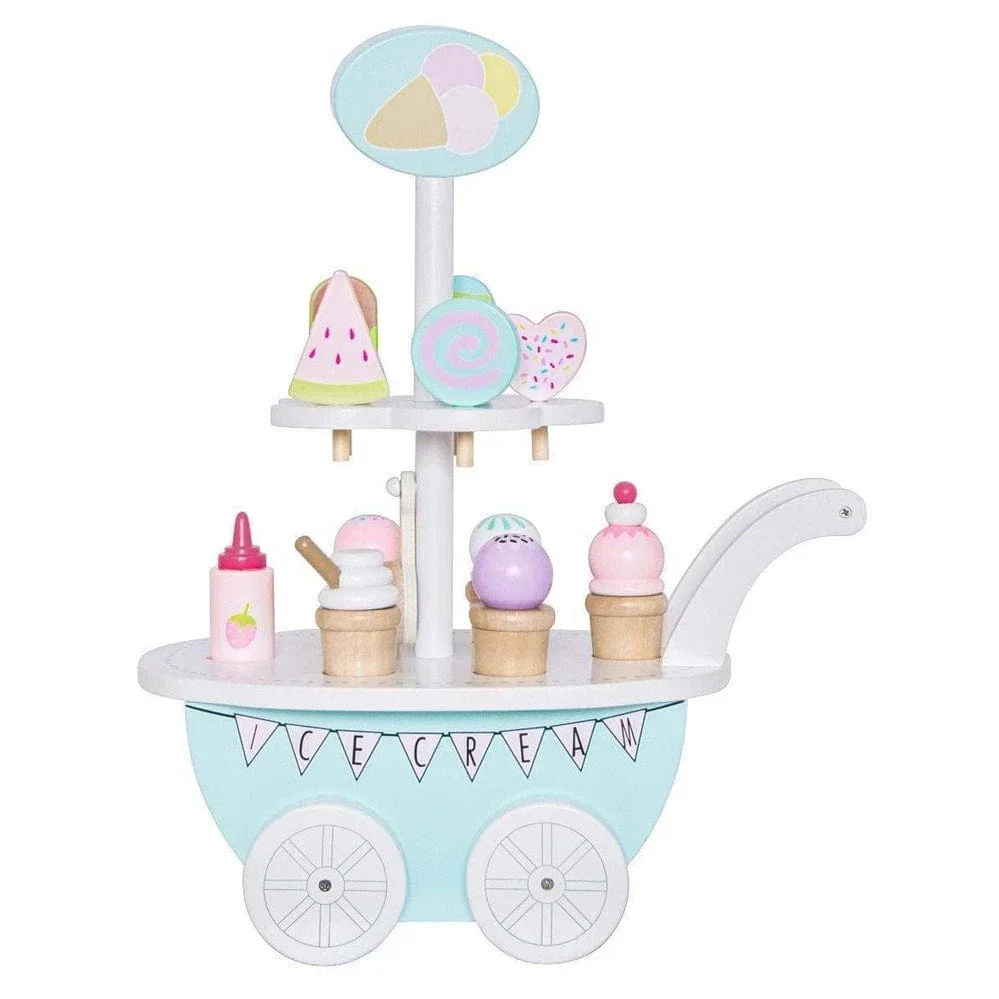 Image of JaBaDaBaDo Wooden Toy Ice Cream Trolley