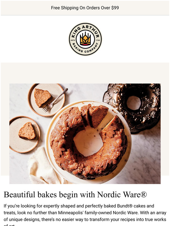 King Arthur Baking Company: Nordic Ware Pans Perfect for Autumn 🍁 | Milled