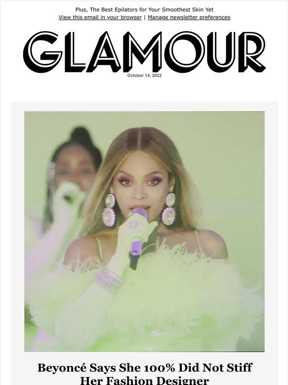 Glamour: Do Not Come For Beyonce, For She Will Clap Back (And Bring ...