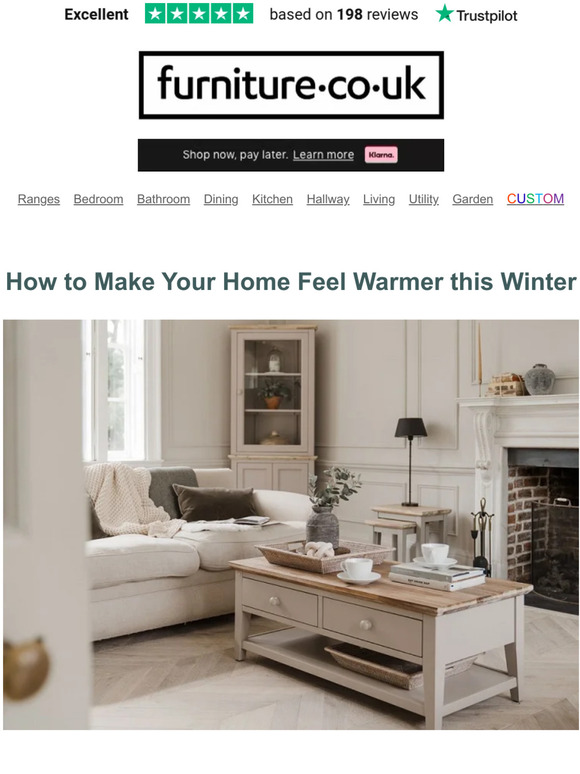 Furniture.co.uk 5 Ways to Make Your Home Feel Warmer this Winter Milled