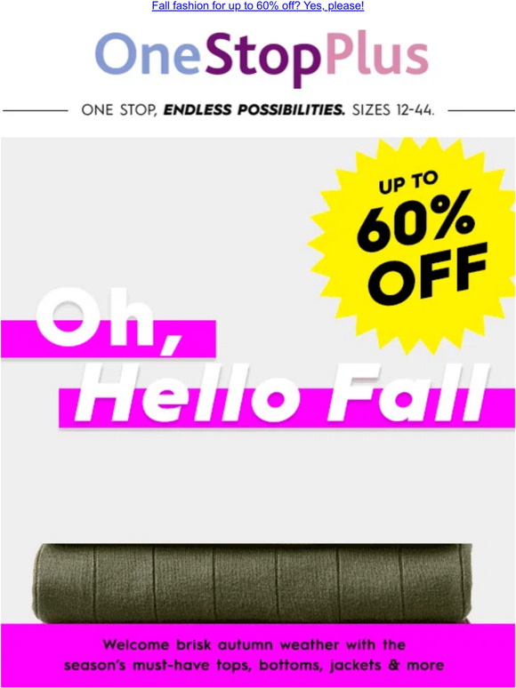 One Stop Plus 📧You've got mail! A note from your closet Milled