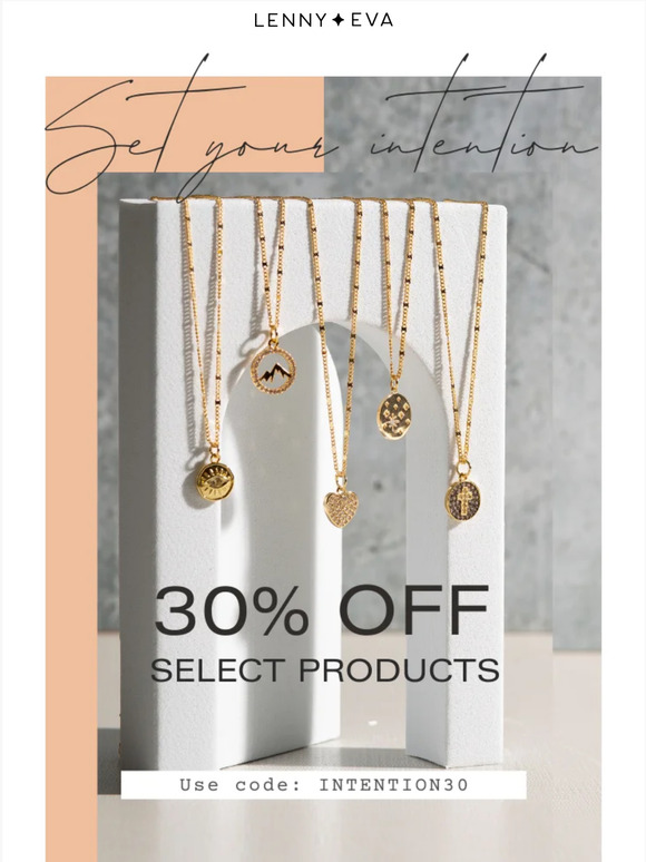 30% off Intention Setting Styles