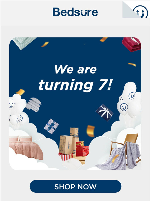 Don’t miss Bedsure’s 7th anniversary sale!