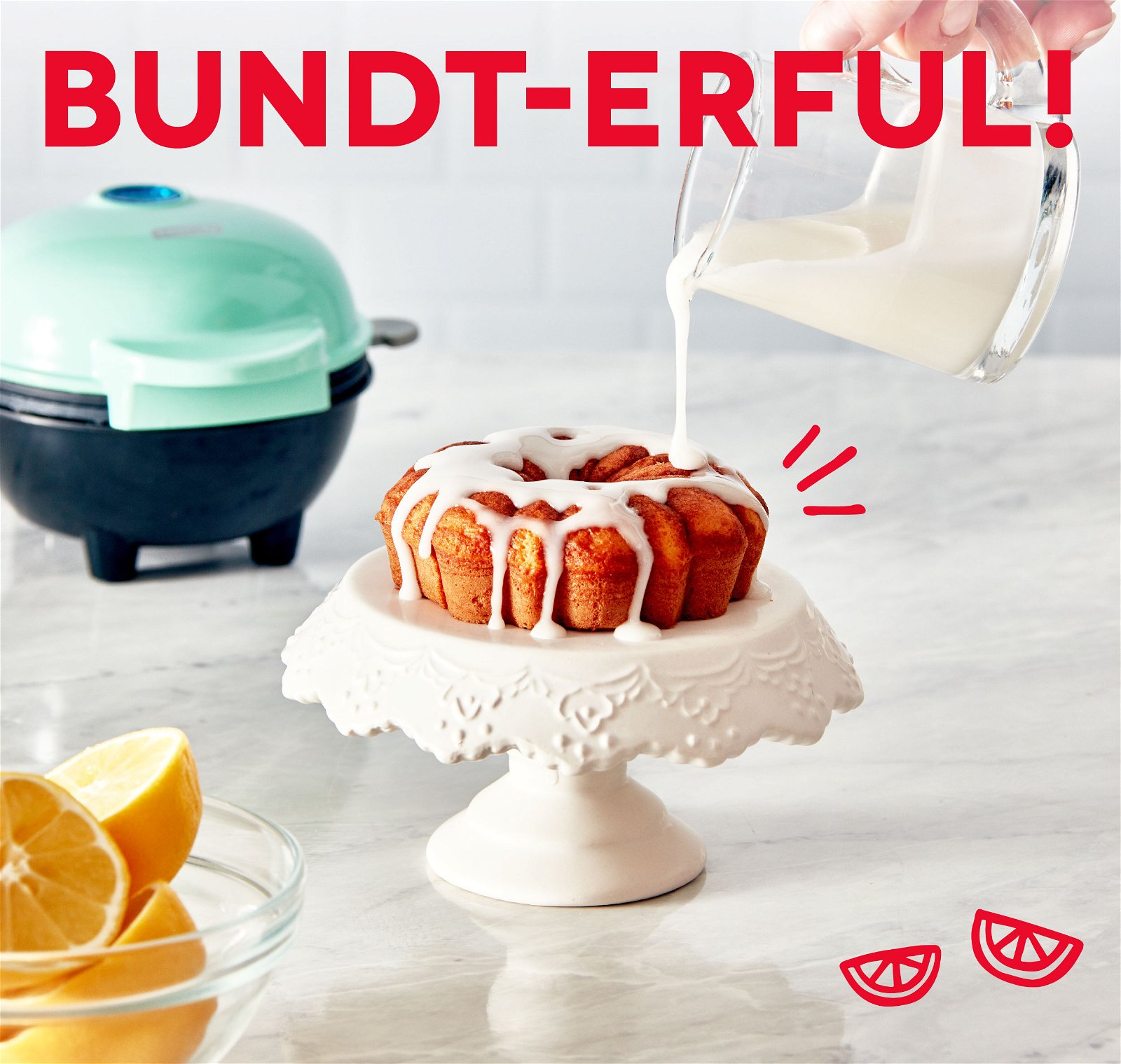 PancakeBot 2.0: Get the Dash Mini Bundt® Cake Maker!