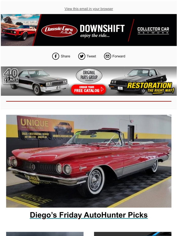 Auto Hunter ClassicCars: Diego’s Friday AutoHunter Picks | Milled