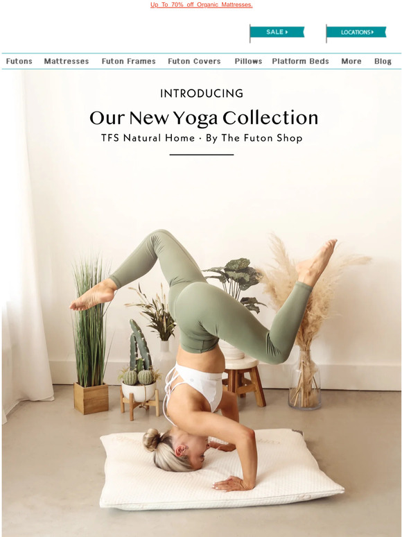The Futon Shop Introducing The Futon Shop's New Yoga collection! Milled