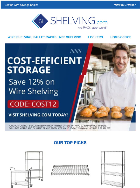 shelving Need A CostEffective Storage Solution? Milled