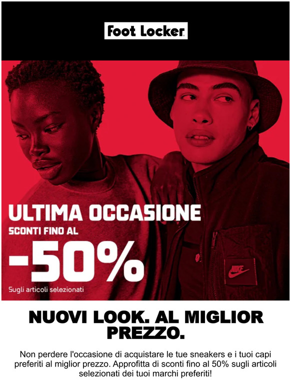 ULTIMA OCCASIONE: Approfitta di sconti fino al 50% 🔥