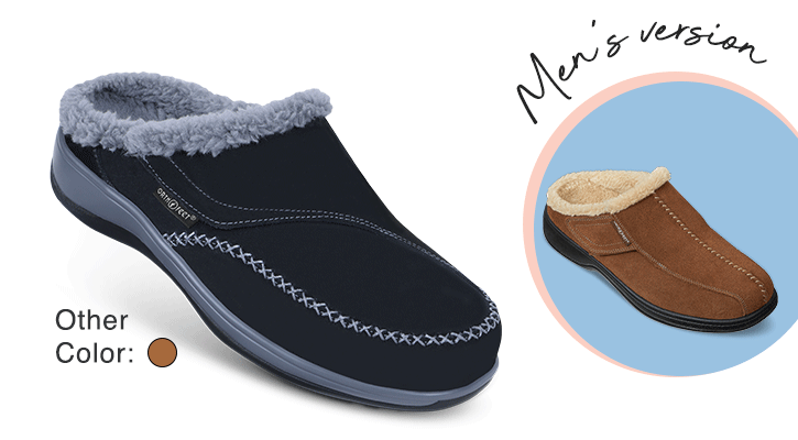 orthofeet men's slippers