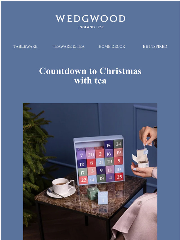wedgwood canada Discover our new Tea Advent Calendar Milled