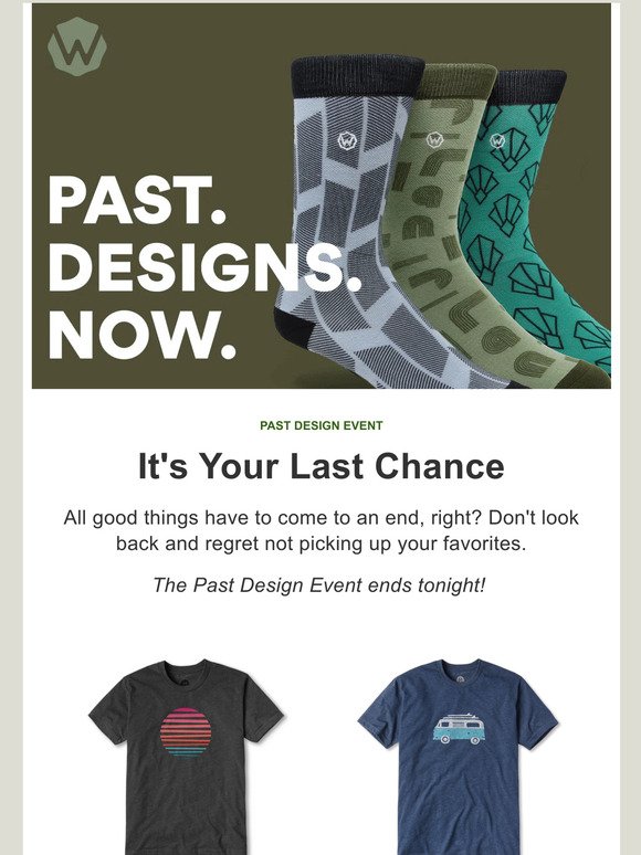 Last Call for Past Designs