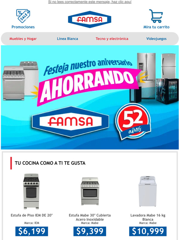 Ofertas Express Famsa al 1 de mayo 2019: Hasta 40% de descuento