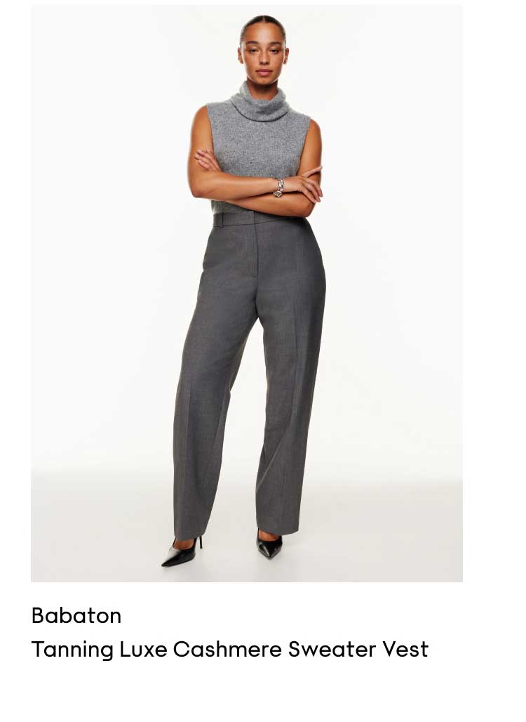 BABATON - TANNING LUXE CASHMERE SWEATER VEST