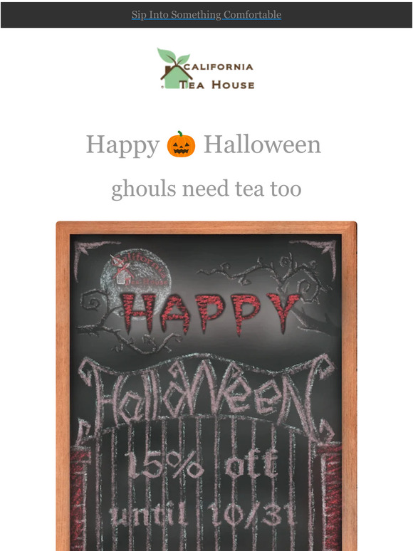 Happy 🎃 Halloween - Tea Sale!