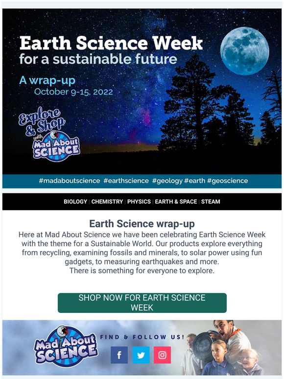 Earth Science Week wrap-up 🌏