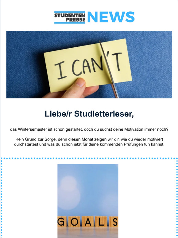 Motiviert durchstarten 💪