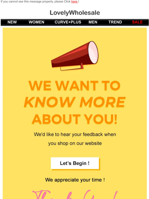 lovelywholesale 📣A Message Form Our Boss Milled