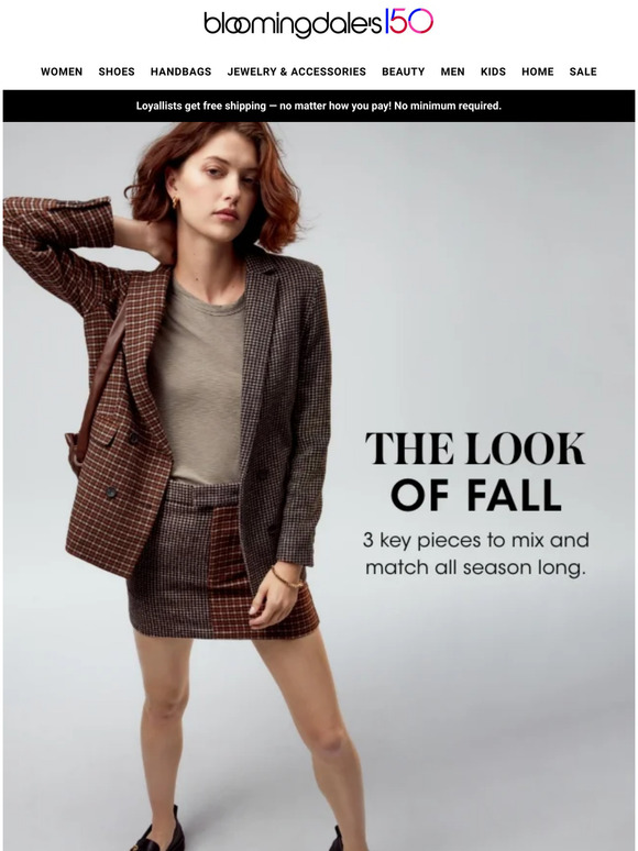 Bloomingdale's These 3 pieces = endless outfit combos Milled