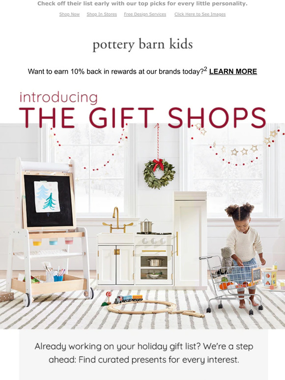 Pottery Barn Kids INTRODUCING The Holiday Gift Shops 🎁 Milled