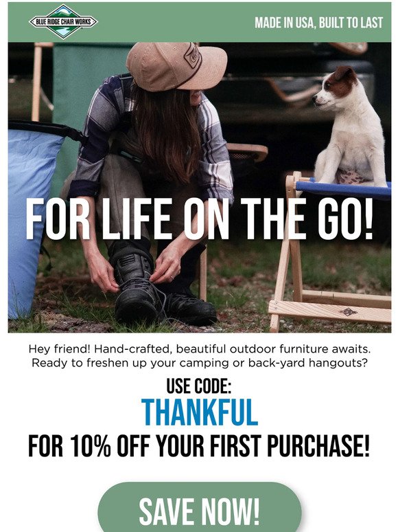 Don't miss 10% off your first order!