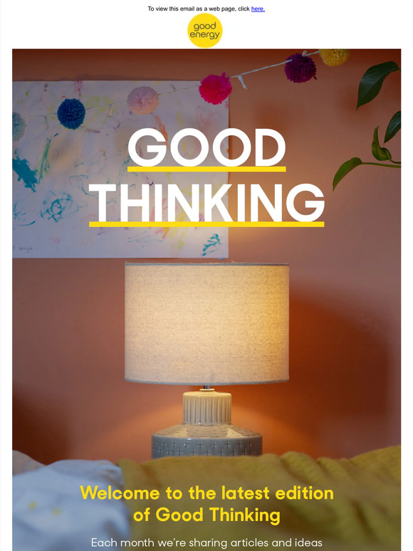 October's Good Thinking is here