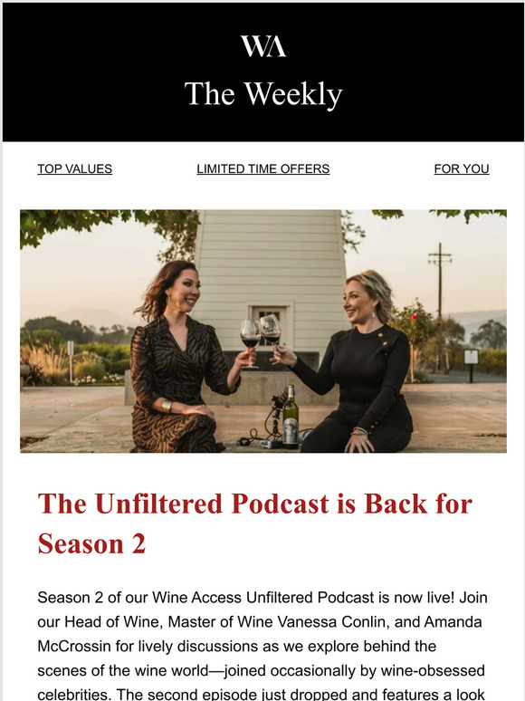 Wine Access THE WEEKLY Wine Access Unfiltered Returns Milled