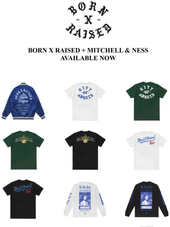 Born X Raised LA Raiders Capsule Release Info