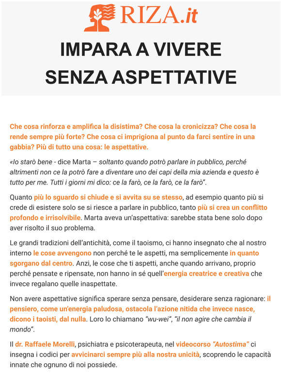 Videocorsi: Vincere l'ansia + Autostima - Videocorsi RIZA